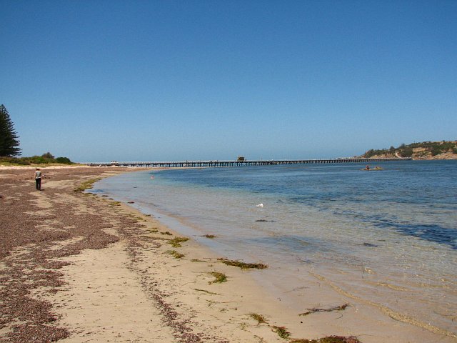 On the beach