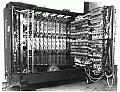 Turing bombe - rear view, case open
