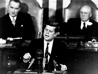 JFK addresses Congress